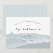 Célébration de Mountain Ridge Invitations de maria (Devant / Derrière)