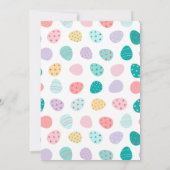 Célébration de Pâques Invitation de la chasse aux  (Dos)