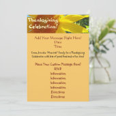 Célébration de Thanksgiving ! Invitations Tourneso (Debout devant)