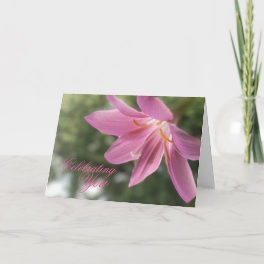 Célébration de vous et de votre carte (Devant)