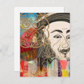 Célébration des cartes de notes Rumi (Devant / Derrière)