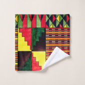 Célébration des couleurs de Kwanzaa (Gant de toilette)