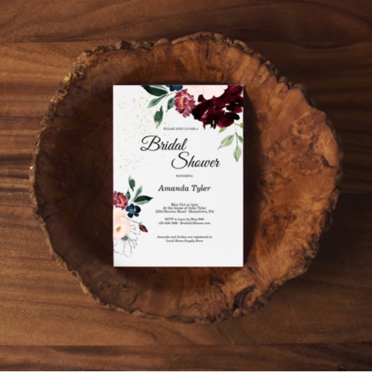 Célébration d'été Invitation de la nuptiale douche