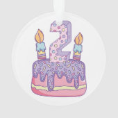 Célébration deux de joyeux anniversaire (dos)