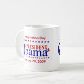 Célébration d'inauguration d'Obama - la tasse du (Devant gauche)