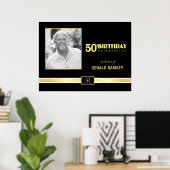 Célébration du 50e anniversaire - Poster photo per (Bureau à domicile)
