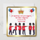 Célébration du couronnement Déjeuner Invitation (Devant)