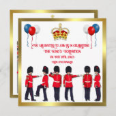 Célébration du couronnement Déjeuner Invitation (Devant / Derrière)