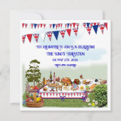 Célébration du couronnement Déjeuner Invitation (Devant)