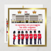 Célébration du couronnement Invitation (Devant / Derrière)
