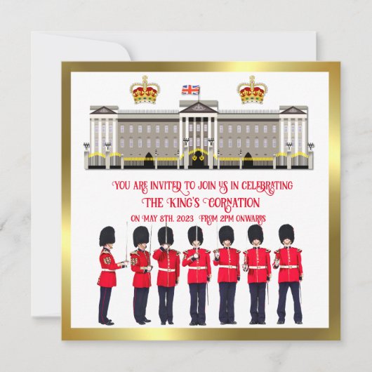 Célébration du couronnement Invitation (Devant)
