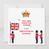 Célébration du couronnement Invitation (Dos)