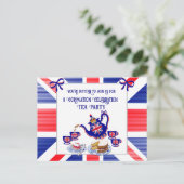 Célébration du couronnement Tea Party Invitation P (Debout devant)