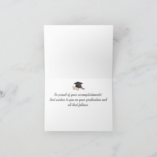 Célébration du Diplômé ! Carte (Intérieur)