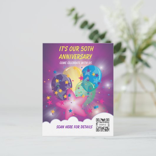 Célébration du Modèle de carte postale (Debout devant)