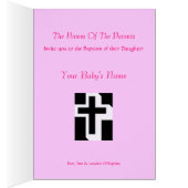 Célébration D'Un Baptême Saint Bébé Fille II (Intérieur (Droit))