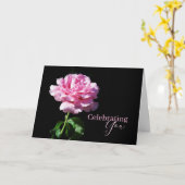 Célébration d'une carte d'anniversaire spéciale (Fleur jaune)