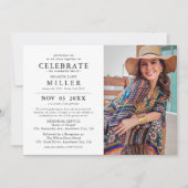 Célébration élégante de la carte de funérailles de (Devant)