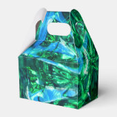 Celebration Emerald Green Favor Gift Box Bedankdoosjes (Achterkant)