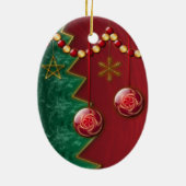 Célébration factice Ornement de Noël (Dos)