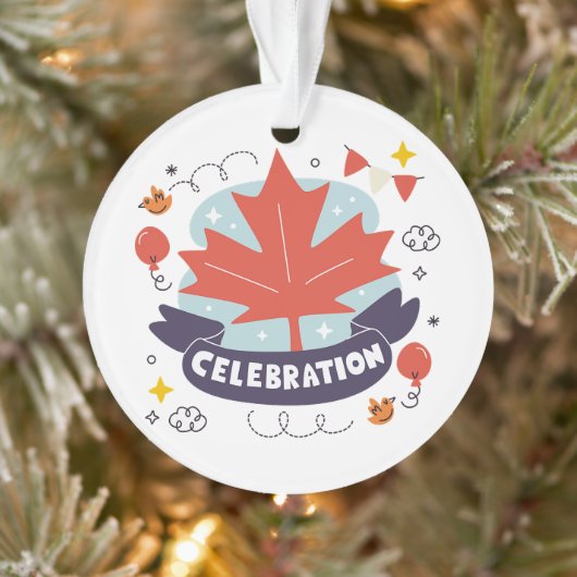 Célébration festive de la feuille d'érable (Arbre)