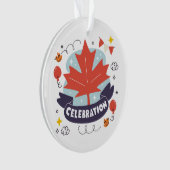 Célébration festive de la feuille d'érable (devant)