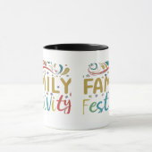 Célébration - "Fête de la famille" Mug multicolore (Centre)