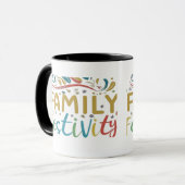 Célébration - "Fête de la famille" Mug multicolore (Devant gauche)