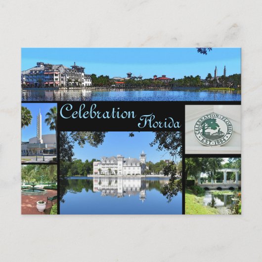 Celebration Florida Post Card # 2 Briefkaart (Voorkant)