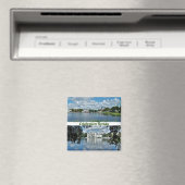 Celebration Florida Square Magnet 2 Photos Magneet (Insitu (Vaatwasser))