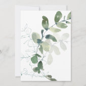 Célébration funéraire de la Faire-part de vie (Dos)