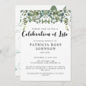 Célébration funéraire de la Faire-part de vie (Devant / Derrière)