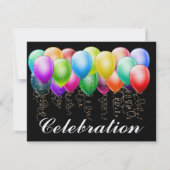 Celebration Invitation - Kies uw Papiervoorraad Kaart (Voorkant)
