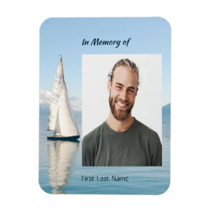 Celebration Life Keepsake Sailor Sailboat Sailing Magneet