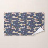 Celebration Llama Pattern Bad Handdoek (Handdoek)