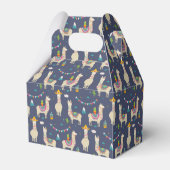 Celebration Llama Pattern Bedankdoosjes (Achterkant)
