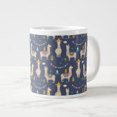 Celebration Llama Pattern Extra Grote Beker (Voorkant rechts)