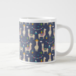 Celebration Llama Pattern Extra Grote Beker