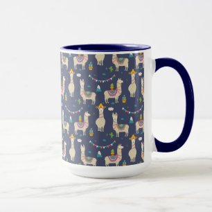 Celebration Llama Pattern Mok
