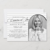 Célébration minimale classique des invitations à l (Devant)