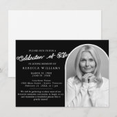 Célébration minimale classique des invitations à l (Devant / Derrière)