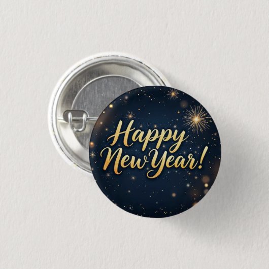 Celebration New Year Patches 2026 Ronde Button 3,2 Cm (Voorkant /achterkant)