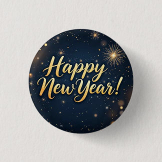 Celebration New Year Patches 2026 Ronde Button 3,2 Cm