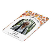 Celebration Of Life Floral Funeral Keepsake Magneet (Linkerzijde)