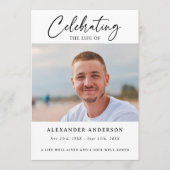 Celebration of Life Funeral Photo Memorial Programma (Voorkant)
