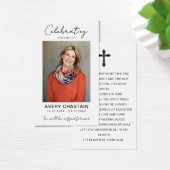 Celebration Of Life Funeral Photo Prayer Cards (Bureau)