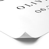 Celebration of Life Funeral Welcome Sign Poster (Coin)