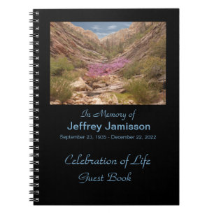 Celebration of Life Guest Book, Terrace Canyon Notitieboek