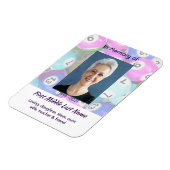 Celebration of Life Keepsake invite Bingo Game  Magneet (Linkerzijde)