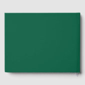 Celebration of Life Memorial–Elegant Minimal Green (Verso)